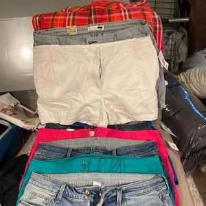 Lot of 9 pairs of size 14/15 shorts (8 pairs are 14 and 1 pair is 15) NWT